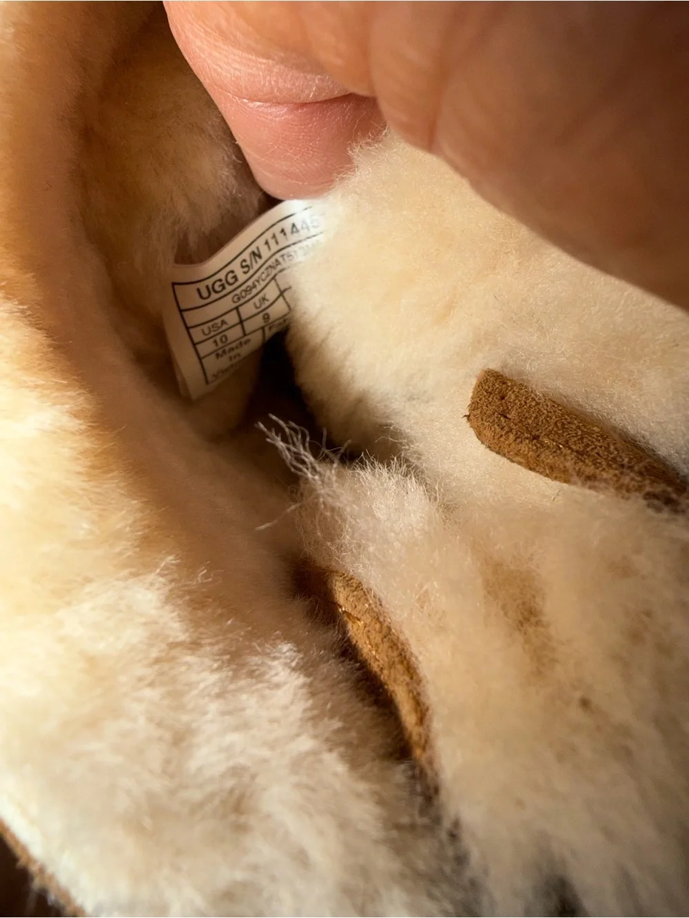 UGG tan suede